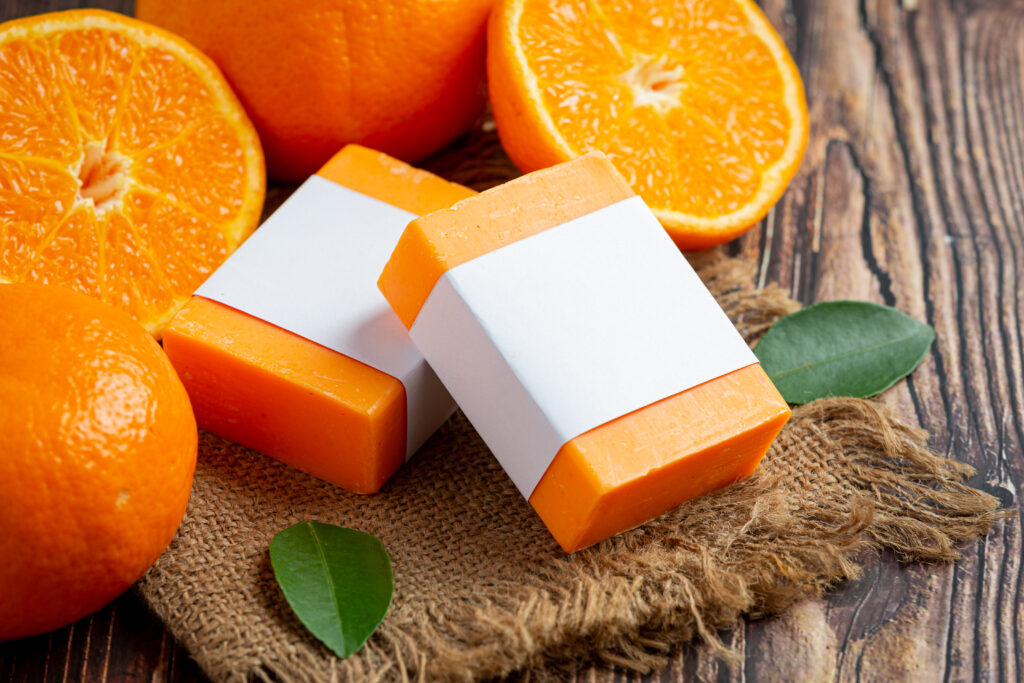 orange soap